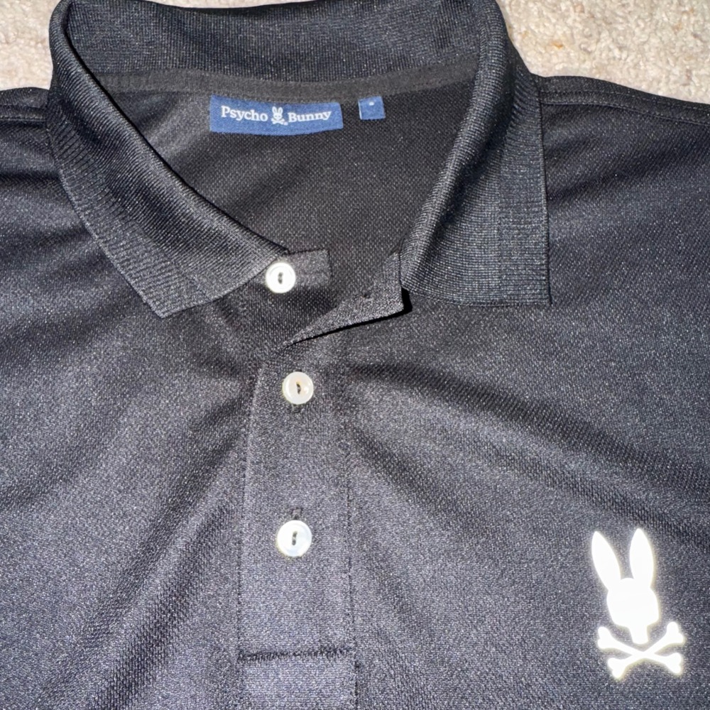 Psycho Bunny Black Polo Shirt